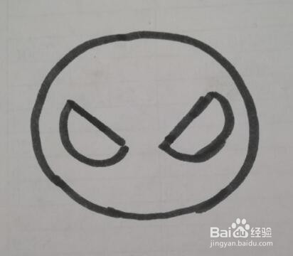 蜘蛛超人的画法 蜘蛛超人简笔画