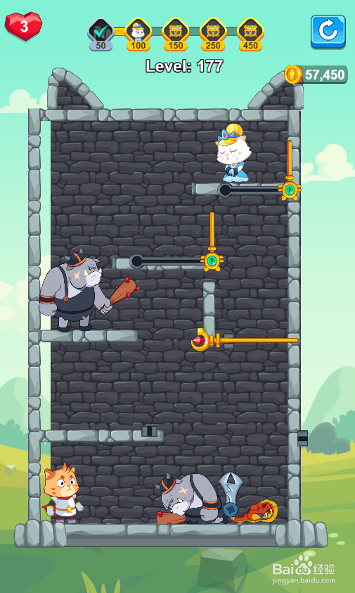 Super Kitty Rescue的Level 177怎样通关?
