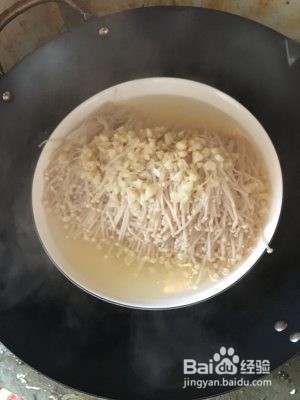 蒜蓉金针菇—健康低脂家常菜