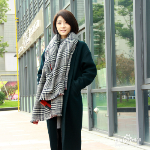 秋冬围巾的各种围法