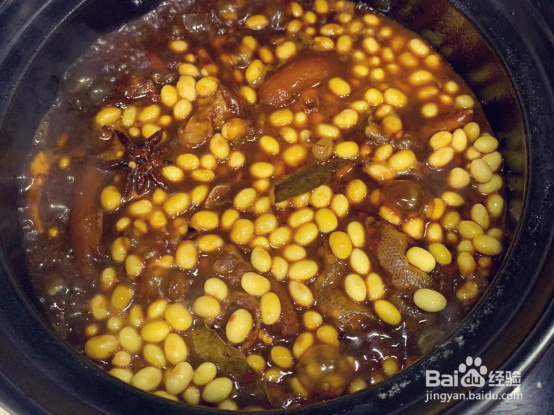 神仙级黄豆炖猪蹄的做法