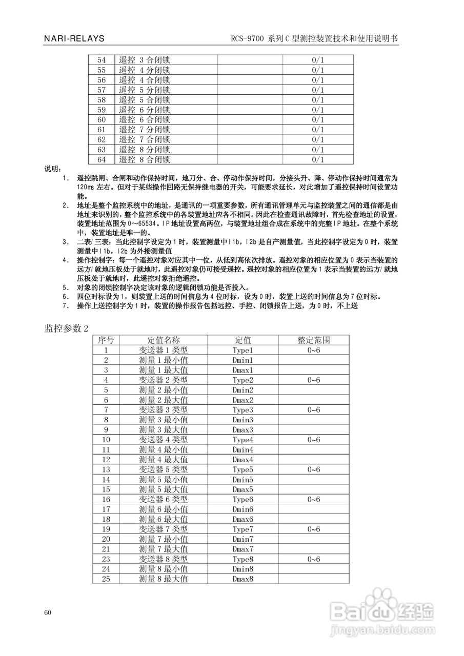 RCS-9709C测控装置技术和使用说明书:[7]