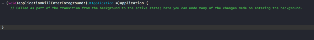 iOS 如何判断手机处于前台与后台