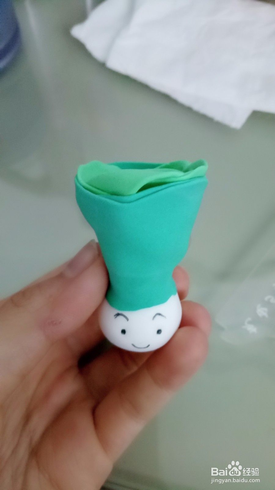 制作青菜黏土教程