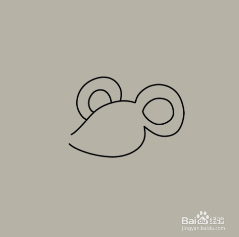 如何画老鼠的简笔画？