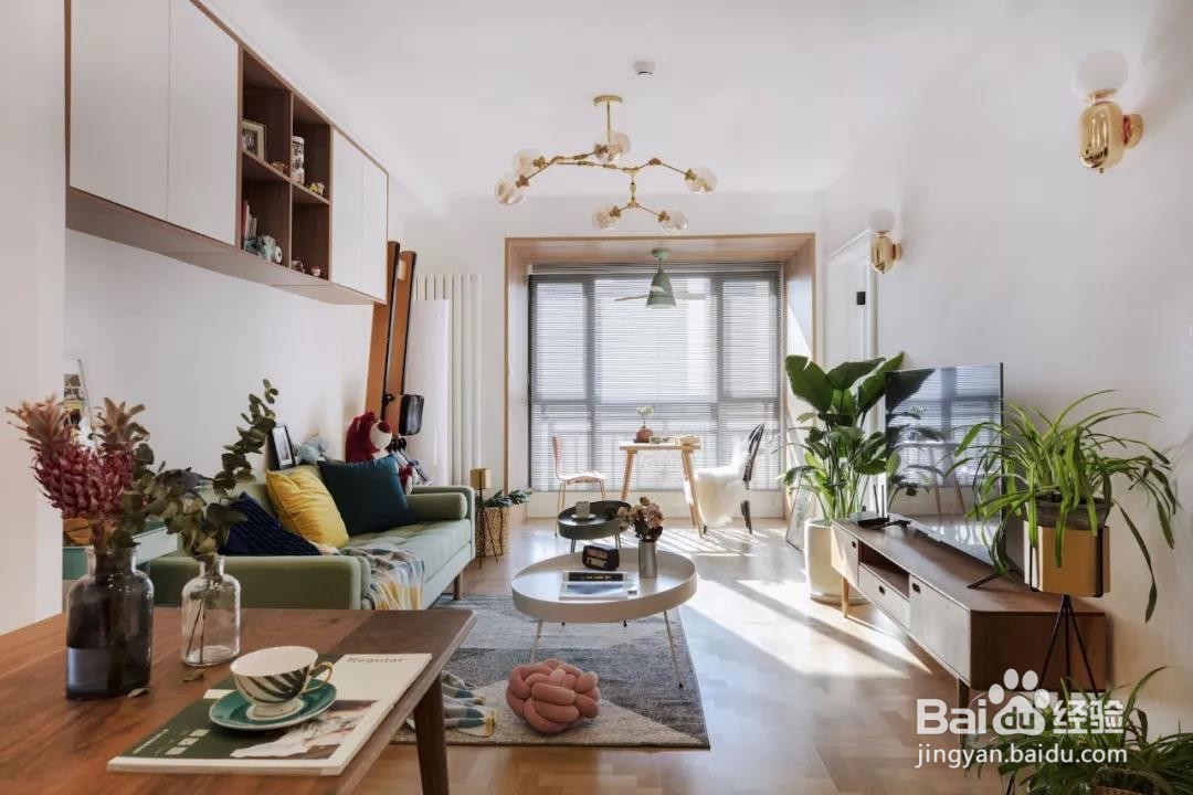 小俩口花6万半包装80㎡北欧风