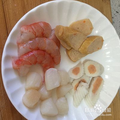 美味的番茄海鲜意面