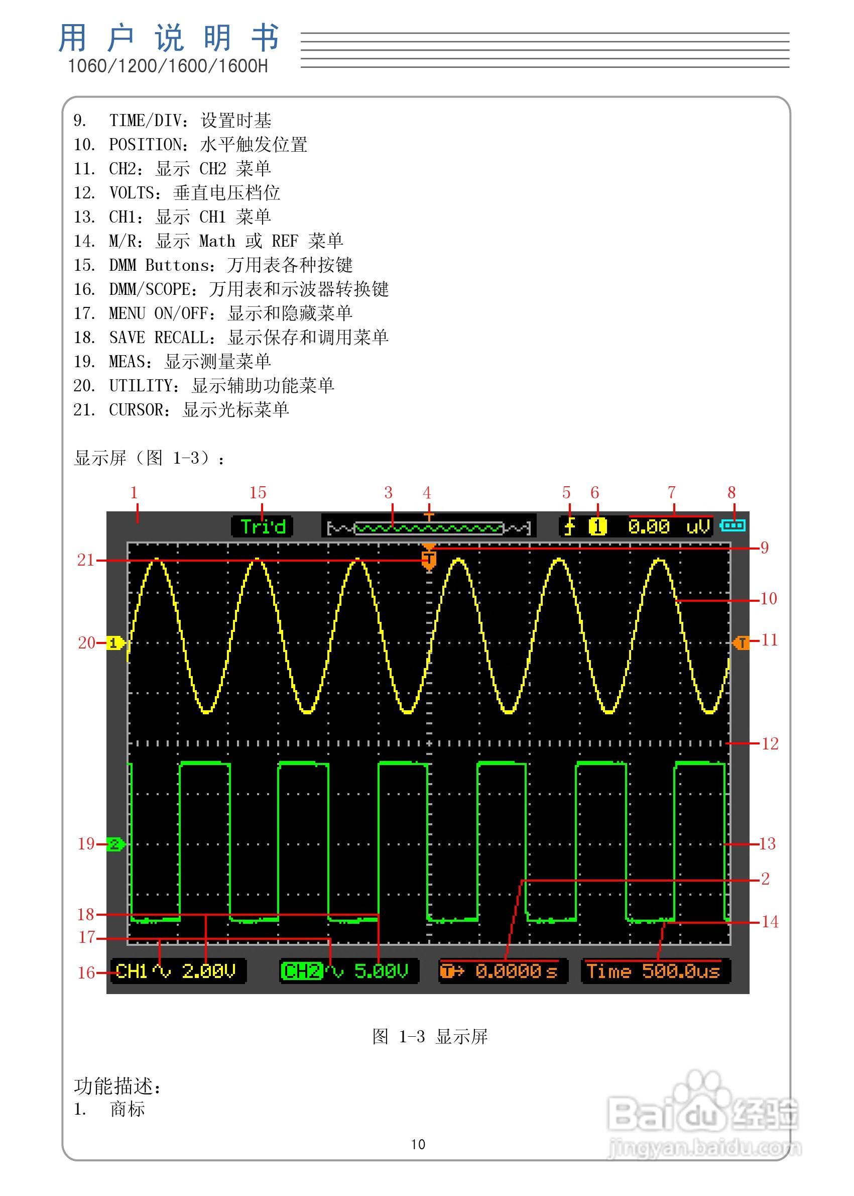 DSO1060手持示波表/数字存储示波器/万用表:[2]