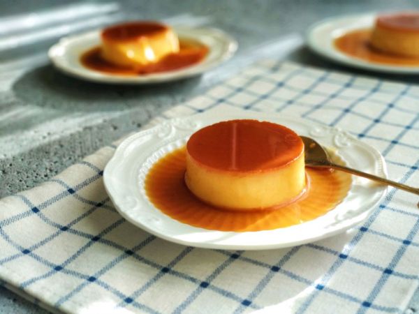 豆浆版焦糖布丁
