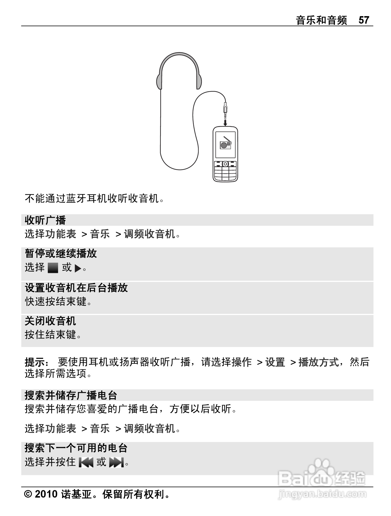 诺基亚C3-01手机使用说明书:[6]