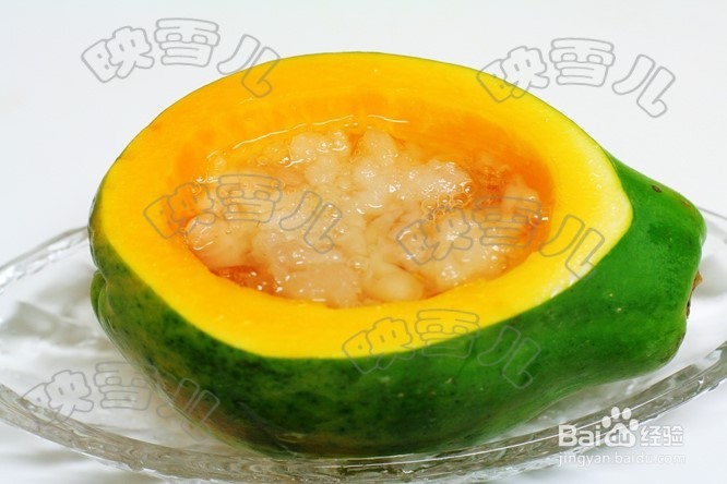 怎么做夏威夷木瓜炖雪蛤