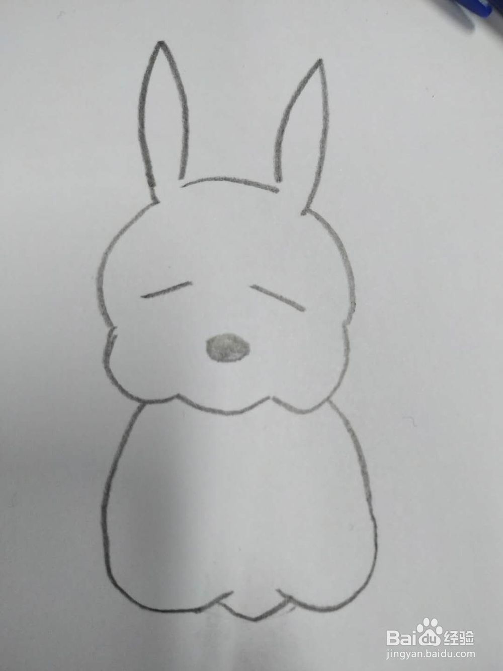 流氓兔简笔画画法