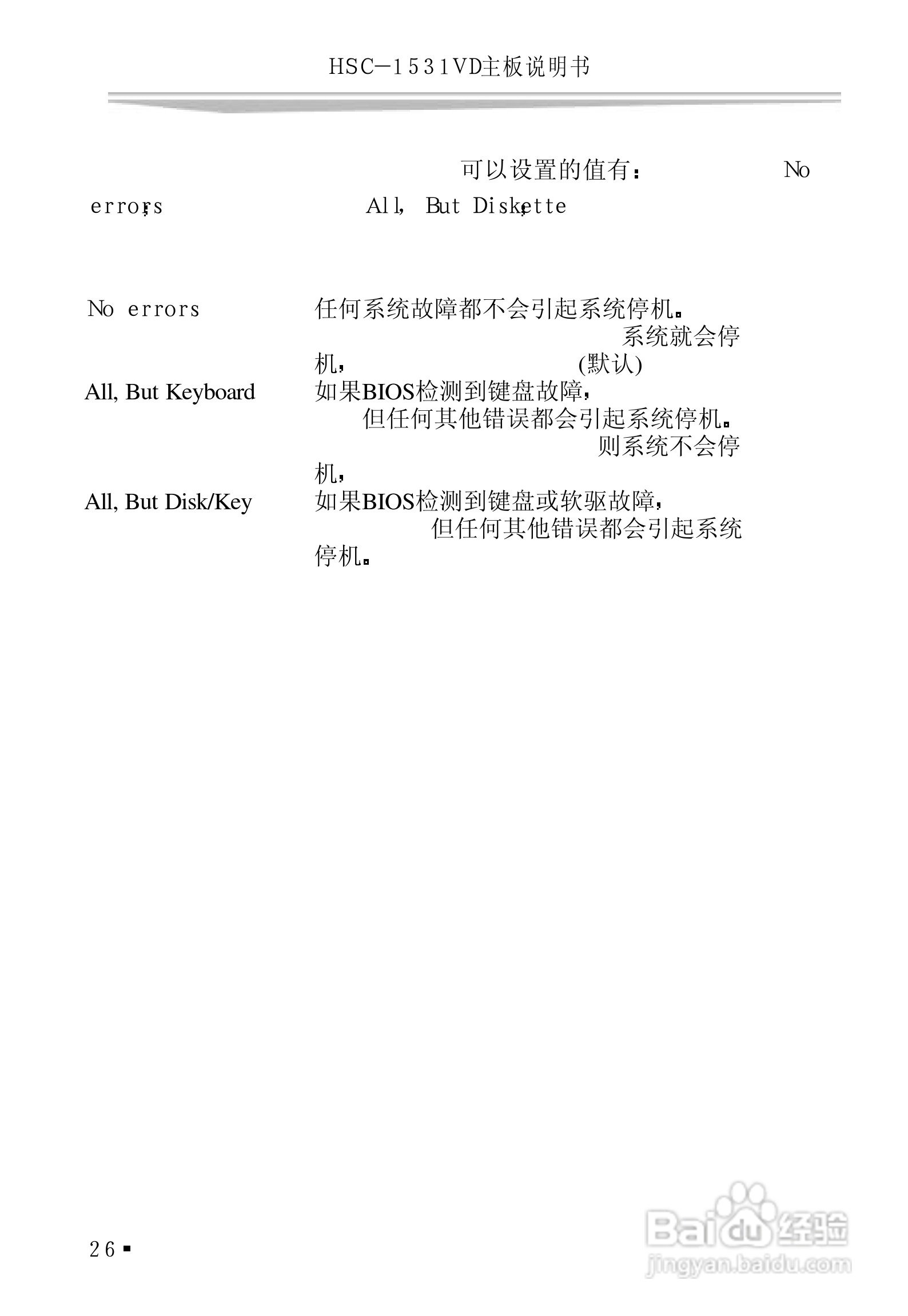 研祥HSC-1531VD工业级CPU板卡说明书:[4]