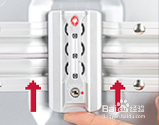 爱华仕行李箱密码忘了怎么开锁