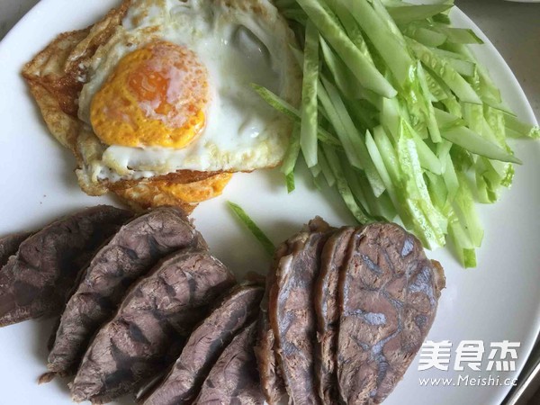 自制牛肉凉拌面