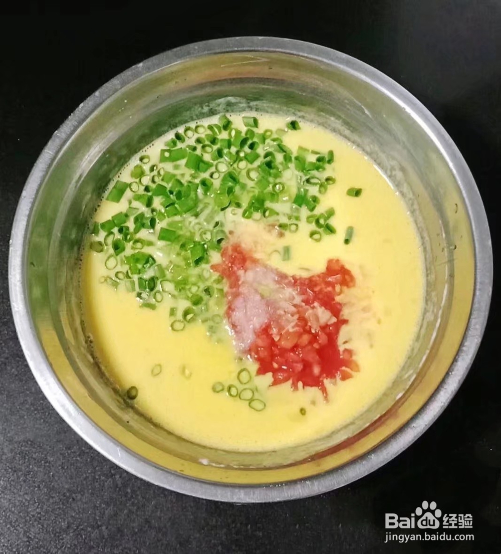 番茄鸡蛋饼的制作方法