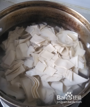 炒豆皮的做法