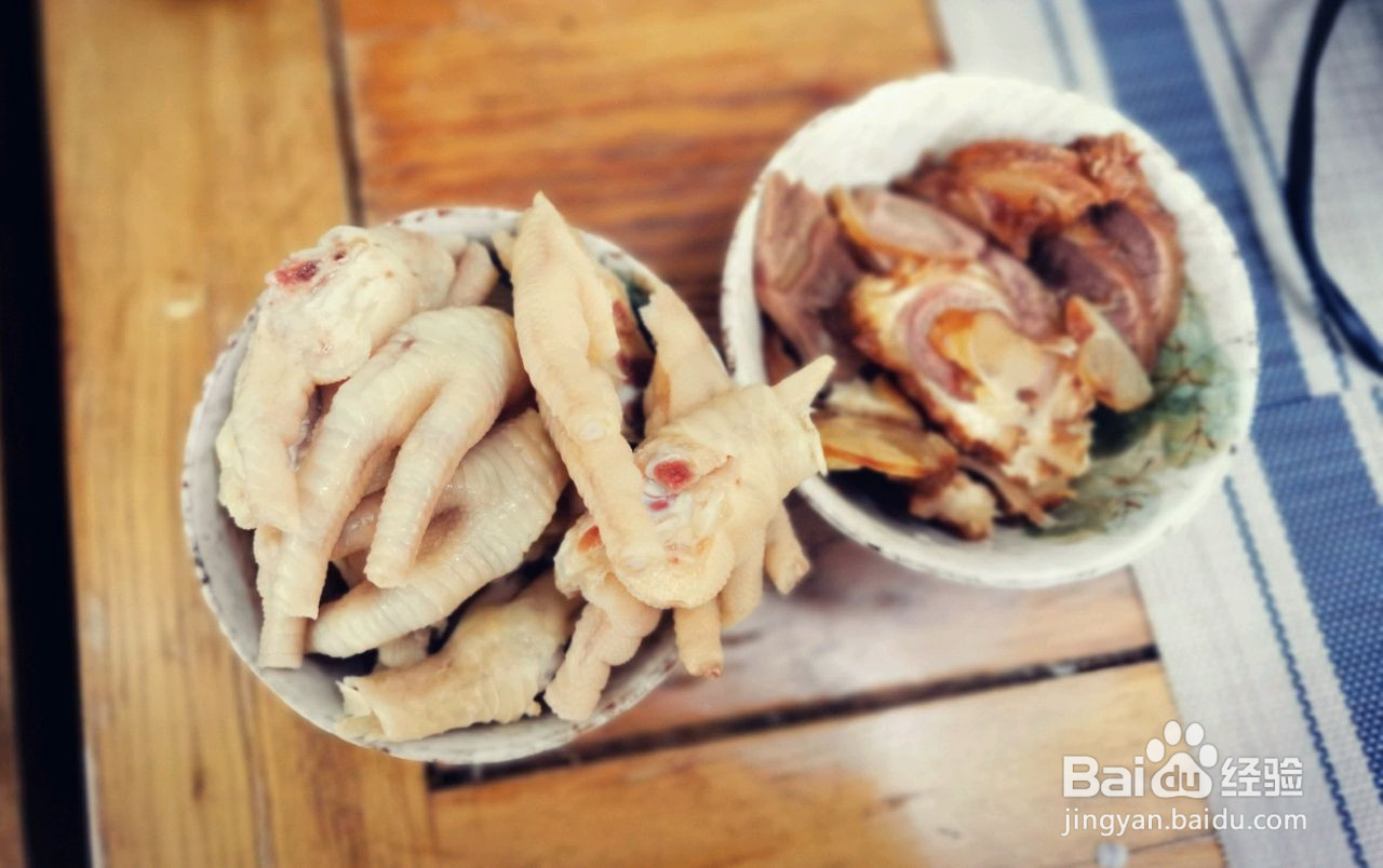 傣味凉鸡脚的做法