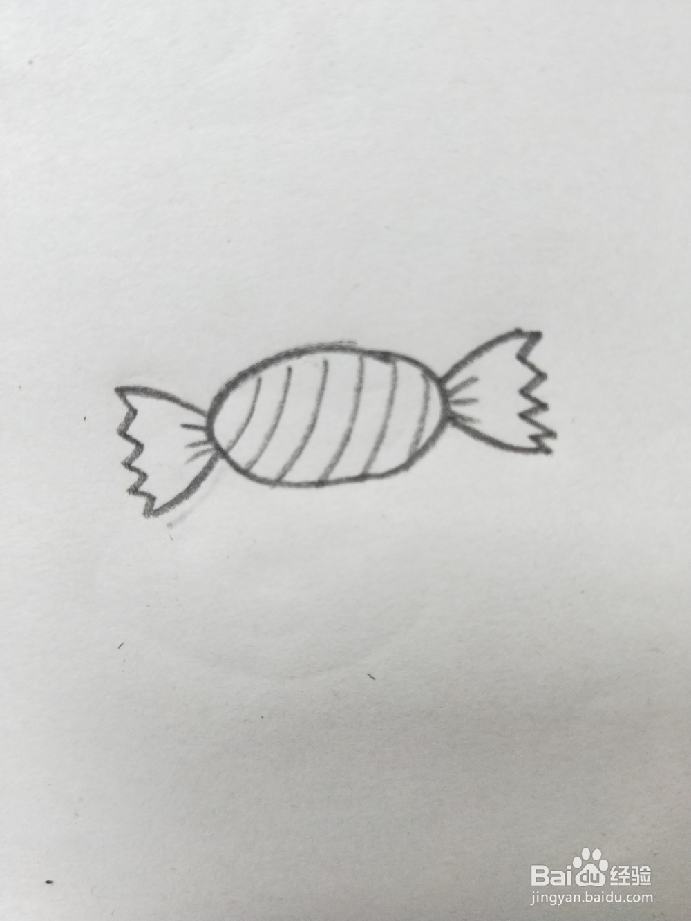 糖果的简笔画教程