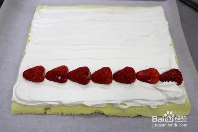 柔软蓬松戚风奶油蛋糕卷