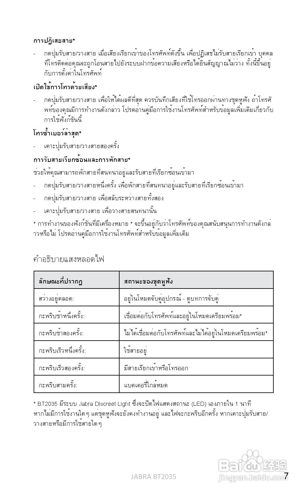 捷波朗BT2035蓝牙耳机使用说明书:[31]