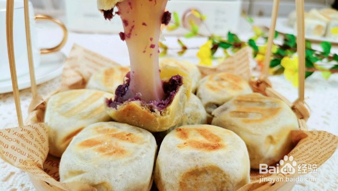 紫薯芋泥仙豆糕的做法