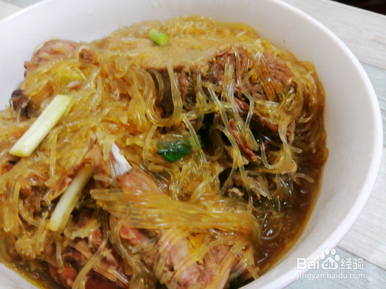 粉丝炖鸭的做法