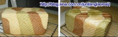 儿子的早餐——三色土司