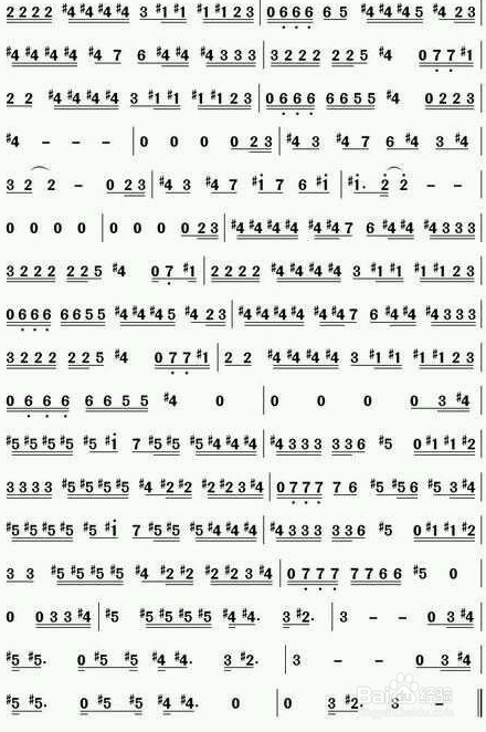 适合半音阶口琴的曲子（附曲谱）