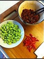 腌菜毛豆米炒肉丝