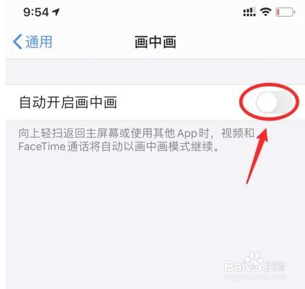 苹果iOS 14自动开启画中画功能怎么关闭