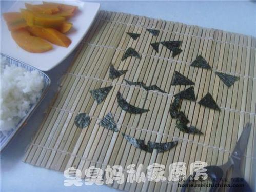 【万圣节】教你制作万圣节南瓜饭团