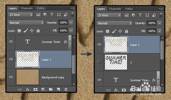 如何用Adobe Photoshop 把字写在沙滩上(上)