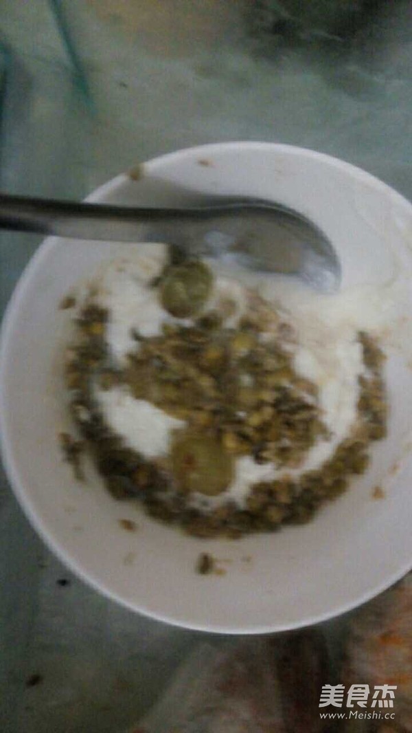 绿豆酸奶沙的做法