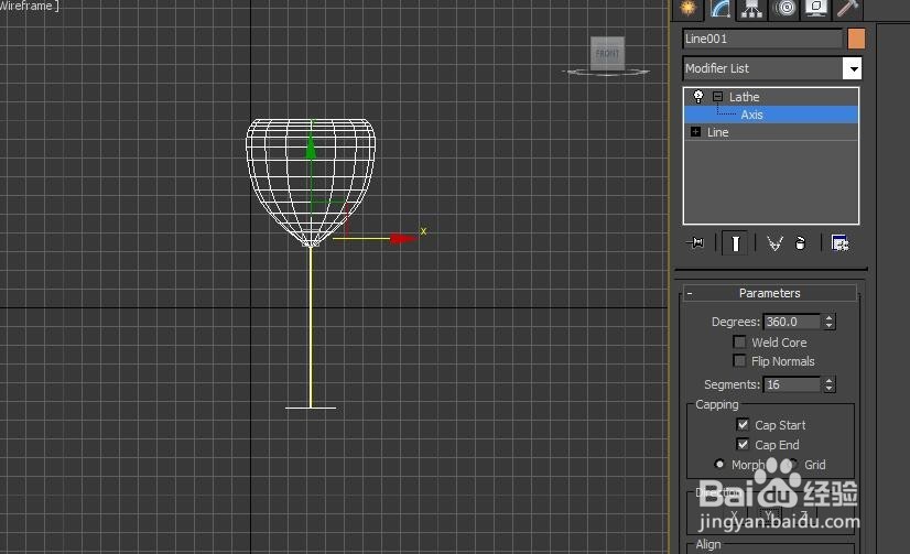 3Dmax中怎么做高脚杯