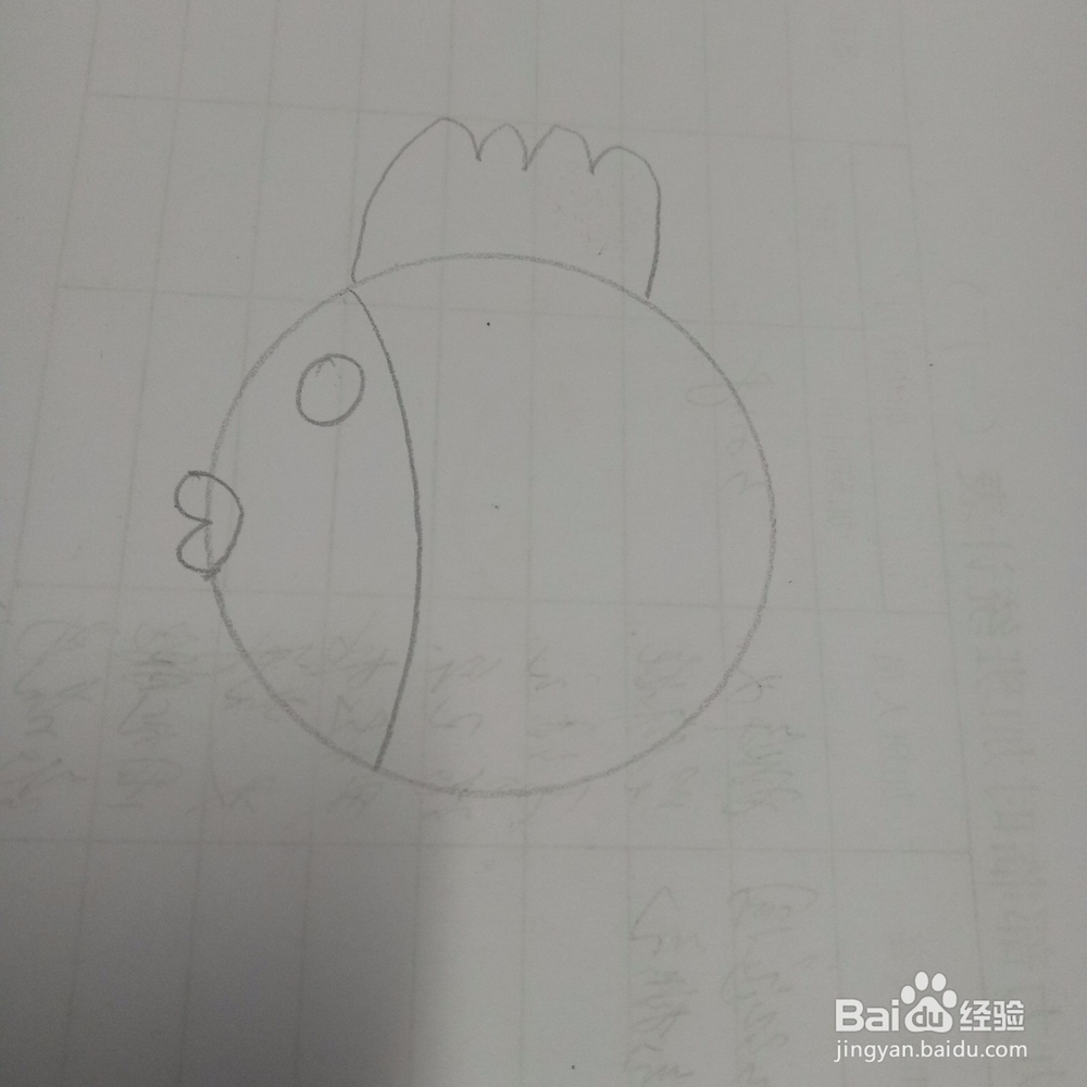 热带小鱼简笔画怎么画