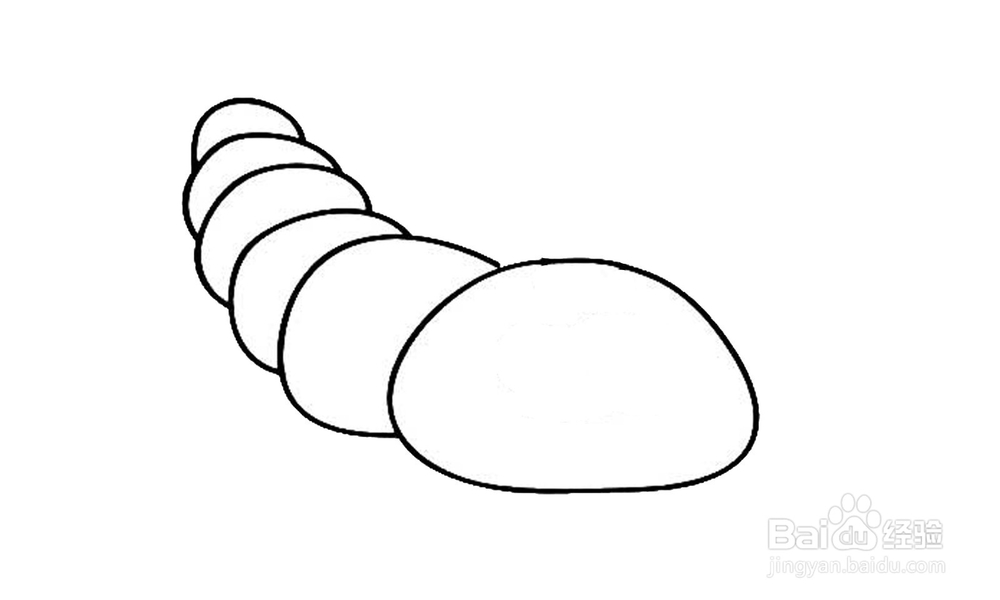 如何画出一条小青虫？