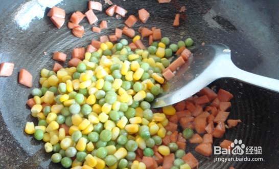 跟着做喜欢的海参玉米粒