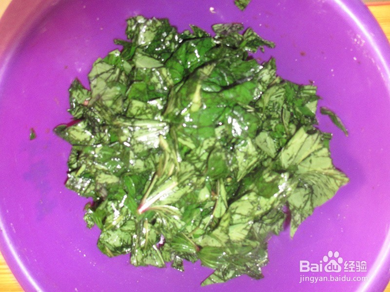 红薯叶发面馒头