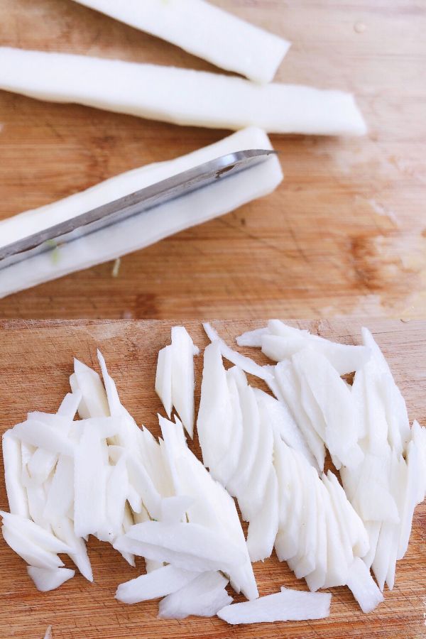 青椒炒山药肉片