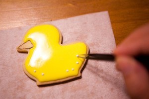 立体小鸭子糖霜饼干