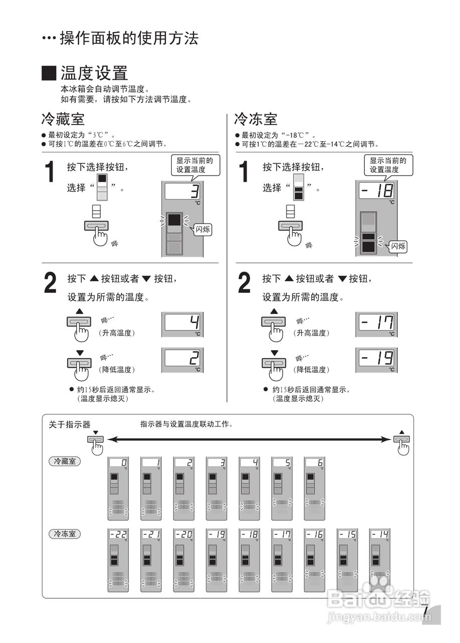 夏普冰箱bcd-293wps型说明书