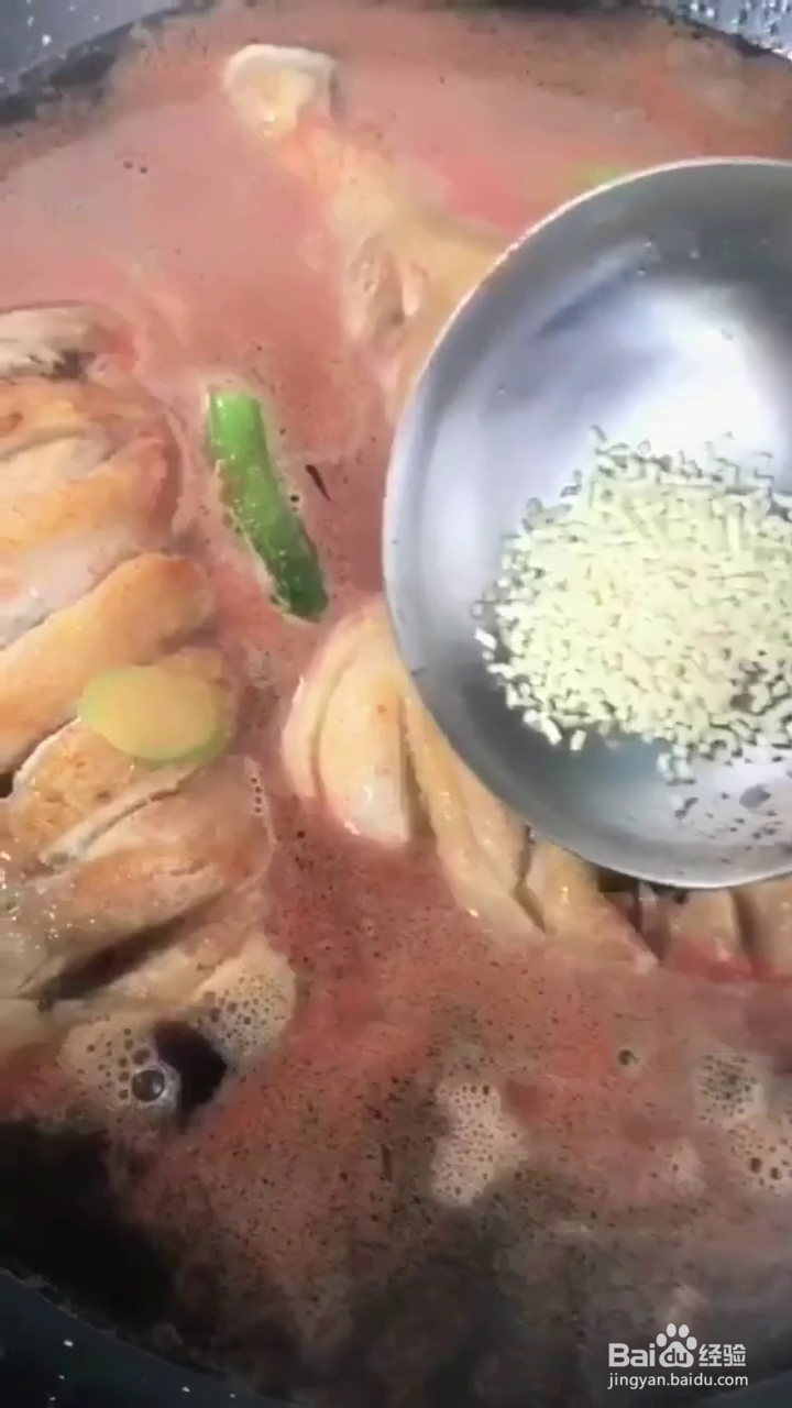 如何制作好吃的红烧大鸡腿