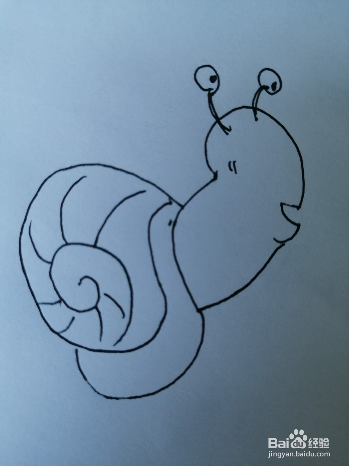 简笔画小蜗牛怎么画