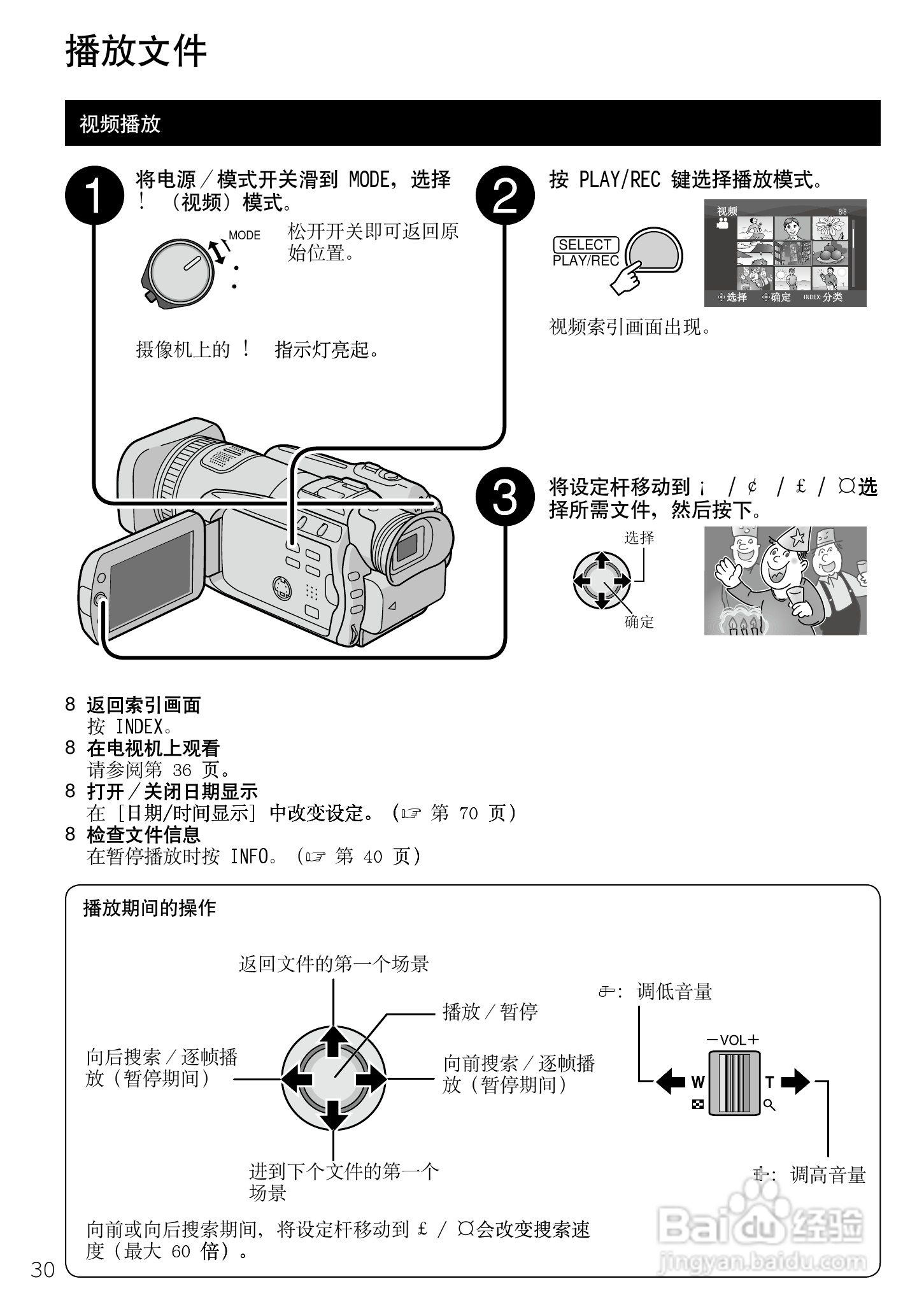 JVC GZ-HD7AG/AH摄像机使用说明书:[3]