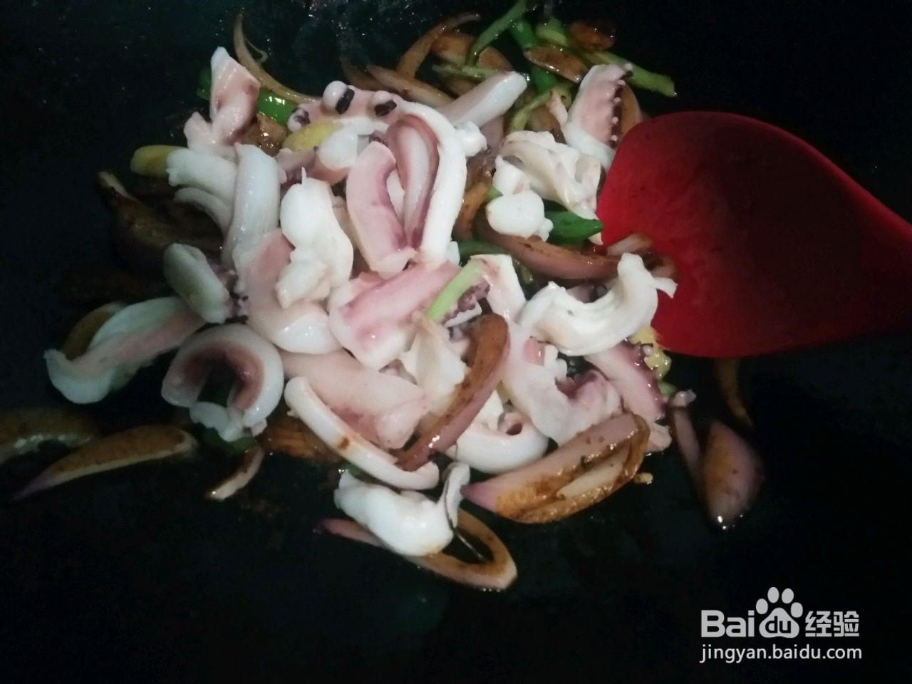 酱爆鱿鱼须的做法