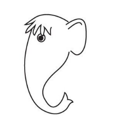 怎么画冰河世纪的动物猛犸象简笔画