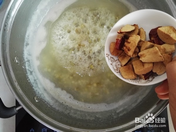 红枣绿豆粥早餐来一碗