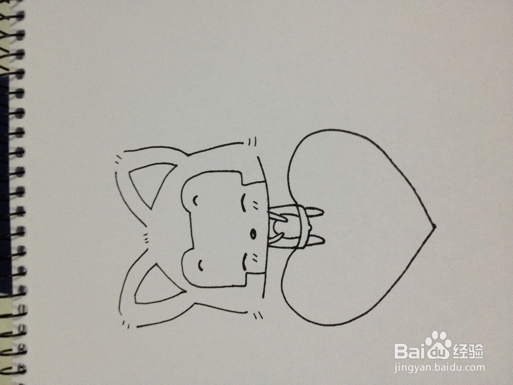 可爱阿狸简笔画