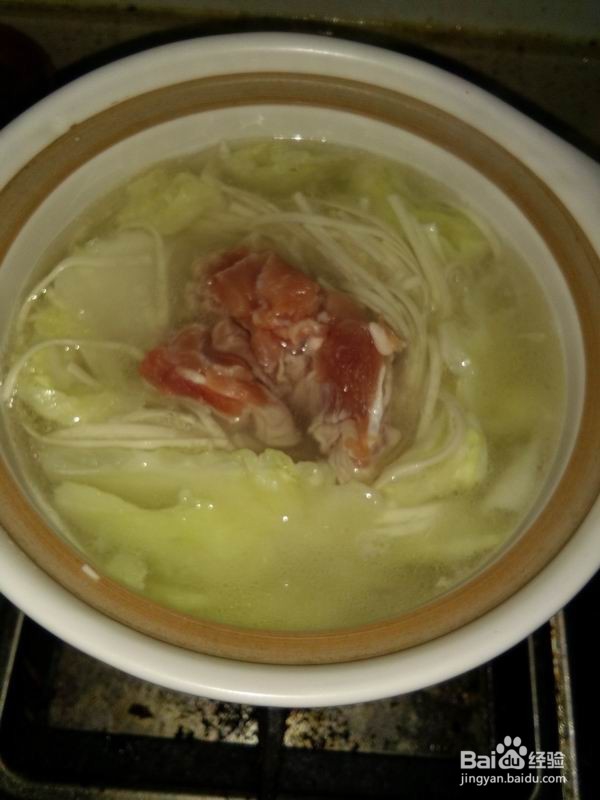 芝香砂锅白菜汆汤面